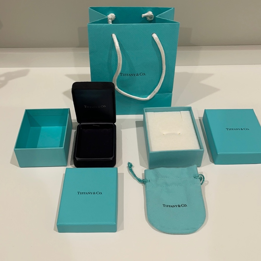 Tiffany shopping bag and Jewelry Boxes